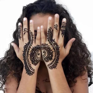 Women’s Sexy Temporary Tattoo Stencils PVC Henna Sticker Tattoo High Quality Temporary Body Art