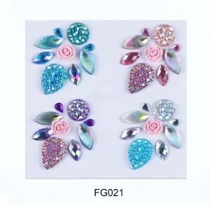 Women’s Temporary Holographic Eyeliner Face Gem Stickers Eyeshadow Tattoo Stickers for Eye Makeup