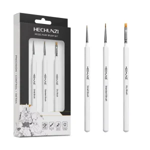Wooden Handles Synthetic Bristles Small Fine Hobby Drybrush Kit Miniature Paint Brushes For Acrylic Detail Work