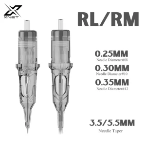 X RAY 20pcs box 1RL 3RL 5RL 7RL 9RL 11RL 14RL RL 5RM 7RM 9RM 11RM 13RM 15RM RM Disposable Tattoo Cartridges Needles