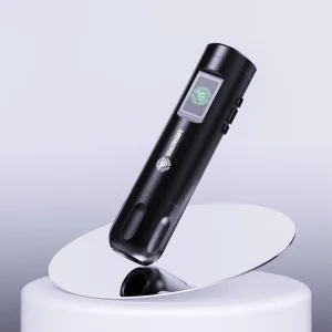 X7 Wireless Permanent Tattoo Machine Pen with Lithium Battery Stainless Steel Black Color for Body Art
