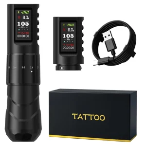 XNET FIST 1600mAh 2.0 4.2mm Adjustable Stroke Dotwork Wireless Tattoo Pen Machine for Beginners Artists Body Art