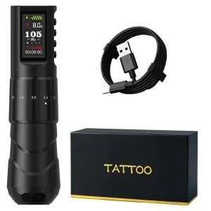 XNET FIST 1600mAh 2.0 4.2mm Adjustable Stroke Dotwork Wireless Tattoo Pen Machine for Beginners Artists Body Art