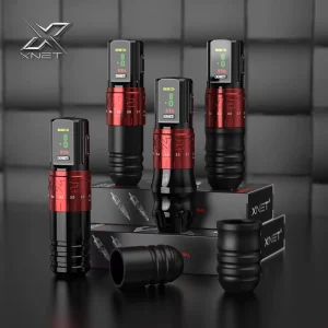 XNET Vipera & Bestia Powerful Motor 2.4 4.2mm Adjustable Stroke Professional Wireless Tattoo Pen Machine with Double Battery