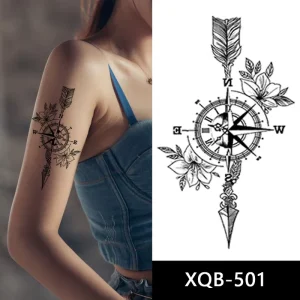 XQB501 600 Watercolor Forest Animals Small Animals Temporary Tattoo Stickers for Arm Leg Body Art Paper Unisex