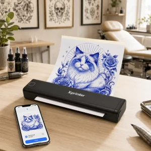 Xprinter P84 Portable A4 Tattoo Stencil Printer for Professional Tattoo Artists Salon