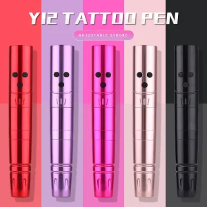 Yahao Wireless Alloy Permanent Makeup Pen Machine Eyebrow Lips Scalp Small Tattoo 1200mAh 3.5mm Stroke Cartridge Disposable