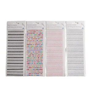 YwCL Diamond Temporary Tattoo Stickers Face Jewels Rhinestones Party Body Makeup Crystal Face Rhinestone Stickers