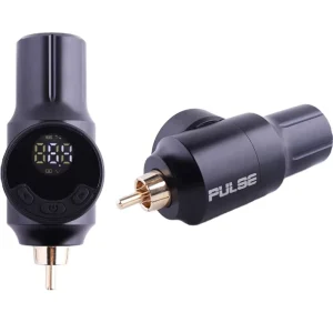 black 1800mAh RCA tattoo power supply portable wireless power supply tattoo