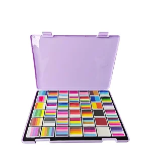 body painting supplies Face Paint Palette Non Toxic Kid Safe with Portable Case for EU US Party & Festival Use