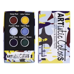 customized washable face painting kit Water activated eyeliner pot professional artistic face body paint for makeup