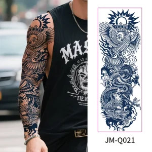 for Horrific Skulls Temporary Halloween Tattoo Stickers