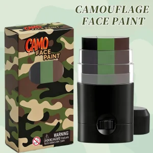 outdoor sweat proof face paint waterproof oil based Camo Face Paint Durable Green Body Decor for Adults & Enthusiasts