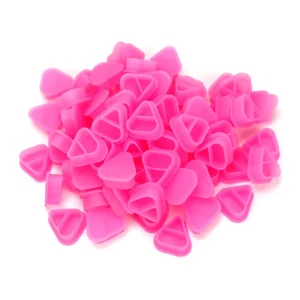 pink Disposable Colorful Silicone Tattoo Pigment Container Thicken Bottom Accessory Tattoo Ink Holder Cups