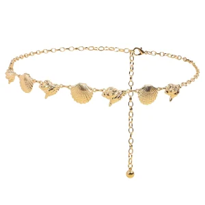 retro waist accessories with sexy simple starfish beach body chain