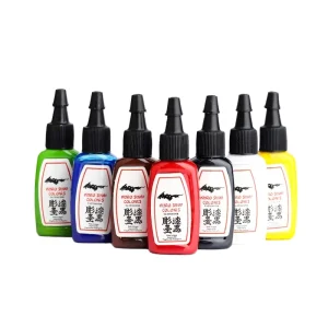the Newly Arrived Tattoo Color Set 15ml7 Color Manufacturers Direct Sales Easy Color Tattoo Ink
